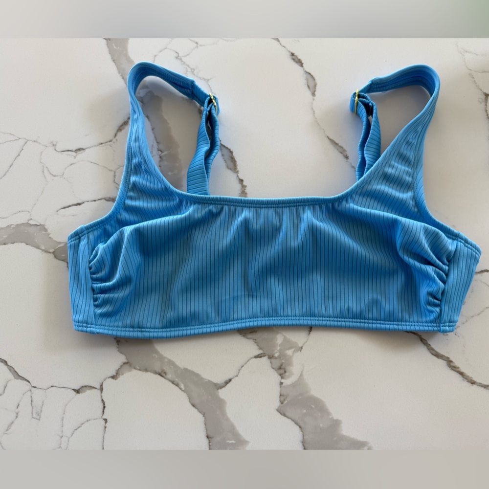 Wild Fable Women's Size M (8-10) Blue Bralette Bikini Swim Top
